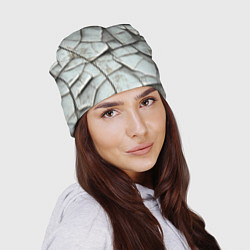 Шапка Старая растрескавшаяся краска, цвет: 3D-принт — фото 2