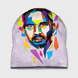 Шапка Портрет Тома Харди в геометрическом стиле, цвет: 3D-принт