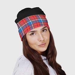 Шапка Классическая шотландка, цвет: 3D-принт — фото 2