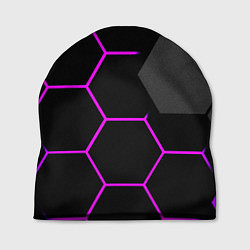 Шапка Крупные неоновые соты