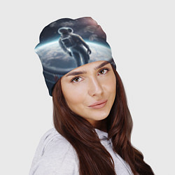 Шапка Одиночество в космосе, цвет: 3D-принт — фото 2