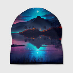 Шапка Ночное небо, пейзаж, цвет: 3D-принт