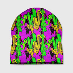 Шапка Абстрактные кактусы, цвет: 3D-принт