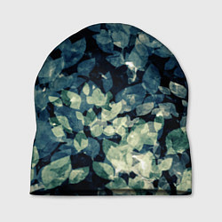 Шапка Темные листья, цвет: 3D-принт
