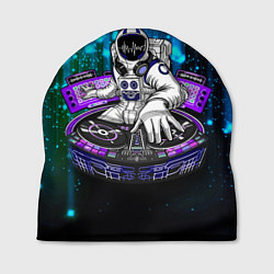 Шапка Space DJ - neon starfall, цвет: 3D-принт