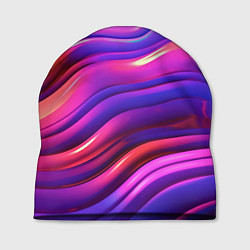 Шапка Неоновые волны, цвет: 3D-принт