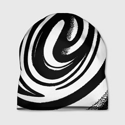 Шапка Черно-белая воронка, цвет: 3D-принт