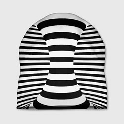 Шапка Черно-белая иллюзия, цвет: 3D-принт