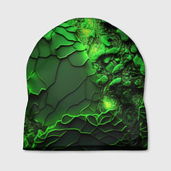 Шапка Объемная зеленая текстура, цвет: 3D-принт