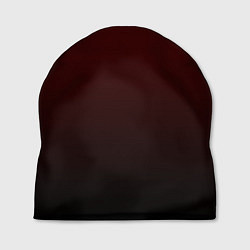 Шапка Градиент бордово-чёрный, цвет: 3D-принт