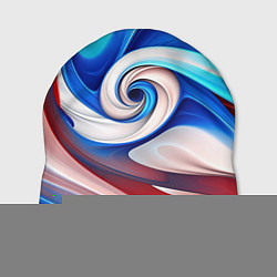 Шапка Волны в цвете флага РФ, цвет: 3D-принт