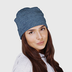Шапка Текстура джинсы, цвет: 3D-принт — фото 2