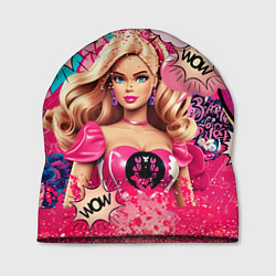 Шапка Барби в стиле поп арт, цвет: 3D-принт