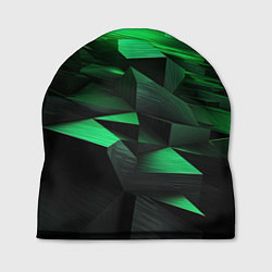 Шапка Зеленые квадратные плиты, цвет: 3D-принт