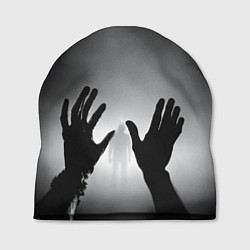 Шапка Руки зомби и силуэт в тумане, цвет: 3D-принт