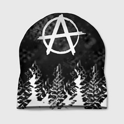Шапка Anarchy winter gray, цвет: 3D-принт