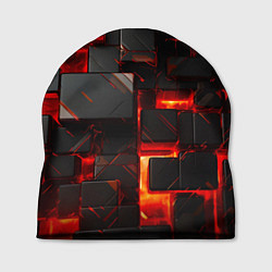 Шапка Неоновые квадратики, цвет: 3D-принт