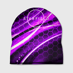 Шапка Starfield game logo neon, цвет: 3D-принт