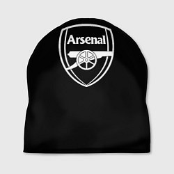 Шапка Arsenal fc белое лого, цвет: 3D-принт