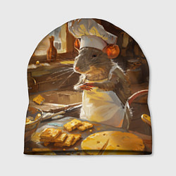 Шапка Крыса повар готовит на кухне, цвет: 3D-принт