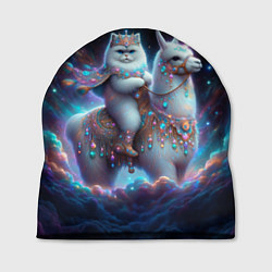 Шапка Персидский кот верхом на альпаке