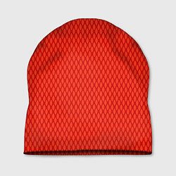 Шапка Сочный красный паттерн сетка, цвет: 3D-принт