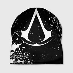 Шапка White logo of assasin