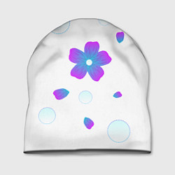 Шапка Цветочки и пузыри, цвет: 3D-принт