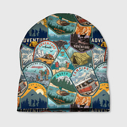 Шапка Adventure stickers