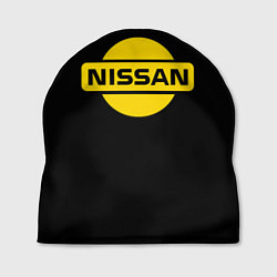 Шапка Nissan yellow logo, цвет: 3D-принт