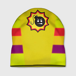 Шапка Serious Sam logo - yellow geometry