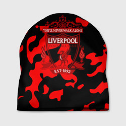 Шапка Liverpool камуфляжный стиль, цвет: 3D-принт