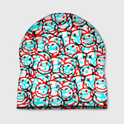 Шапка Nirvana smile glitch, цвет: 3D-принт