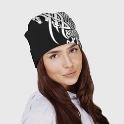 Шапка Языческий кельтский орнамент тату, цвет: 3D-принт — фото 2