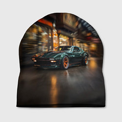 Шапка Спорткар с оранжевыми десками