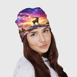 Шапка Лось и звездное небо, цвет: 3D-принт — фото 2