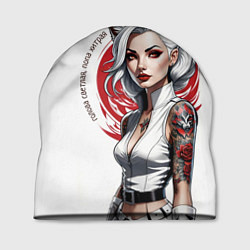 Шапка Белая лиса