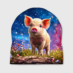 Шапка Поросенок и звездное небо, цвет: 3D-принт