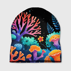 Шапка Космический подводный мир
