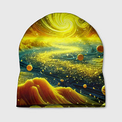 Шапка Neon galaxy - ai art fantasy