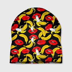 Шапка Губы и бананы