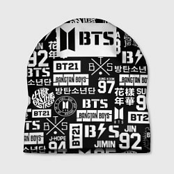 Шапка Bangtan Boys pattern black