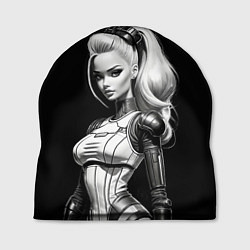 Шапка Барби - киберпанк нейроарт