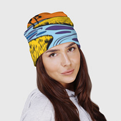 Шапка Пейзаж с фантастической природой, цвет: 3D-принт — фото 2