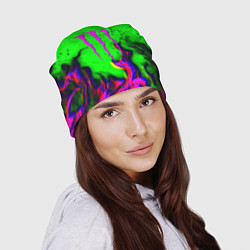 Шапка Monster Energy flame, цвет: 3D-принт — фото 2