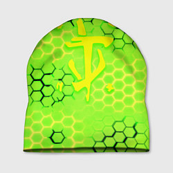 Шапка Doom кислотные соты лого