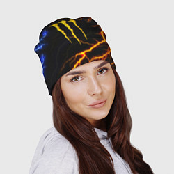 Шапка Monster energy storm, цвет: 3D-принт — фото 2