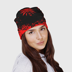 Шапка Ведьмак красные краски, цвет: 3D-принт — фото 2