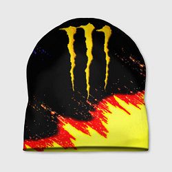 Шапка Monster energy огненные краски