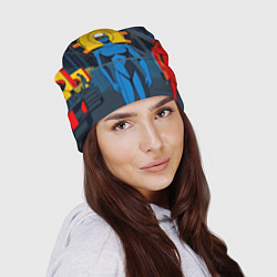Шапка Ретро фантастика, цвет: 3D-принт — фото 2